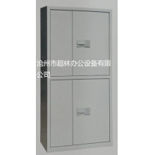 文件柜 鐵皮柜 整體兩節保密柜1850x900x420mm （鋼板厚度0.8mm）
