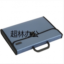 得力5555風琴包(藍)