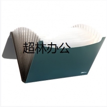 得力5558風琴包(綠)