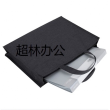 得力5592手提拉鏈袋(灰、黑)