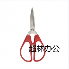 得力6035剪刀(紅)(把)