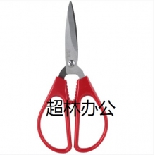得力6036剪刀(紅)(把)