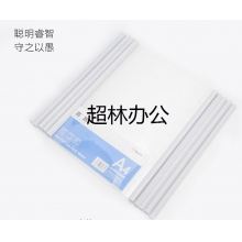晨光(M&G)文具10個裝A4/10mm透明抽桿夾 辦公報告夾拉桿夾學生考試收納 睿智系列資料整理收納文件夾ADM92996