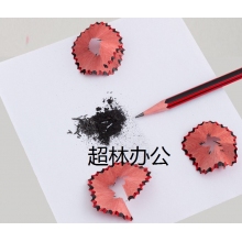 晨光(M&G)文具HB六角木桿鉛筆 經典紅黑抽條鉛筆 學生素描繪圖鉛筆(帶橡皮頭) 50支/桶AWP30878