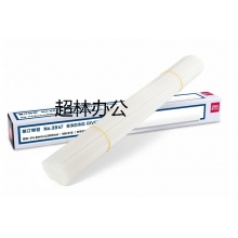 得力財務憑證裝訂機配套透明尼龍鉚管 熱熔膠管裝訂管塑料管耗材 100支/盒 3853（φ5.2*500mm）