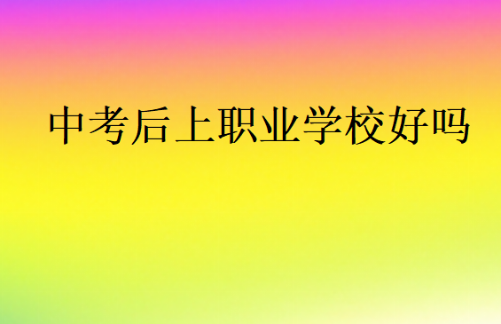中考后上職業學校好嗎